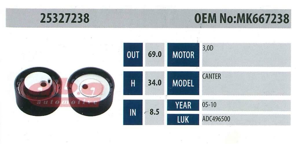 ABA 25327237 Gergi Rulmanı