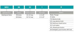 Jelpc 1/4-5/2 Çevirmeli Valf MSV86522-TB