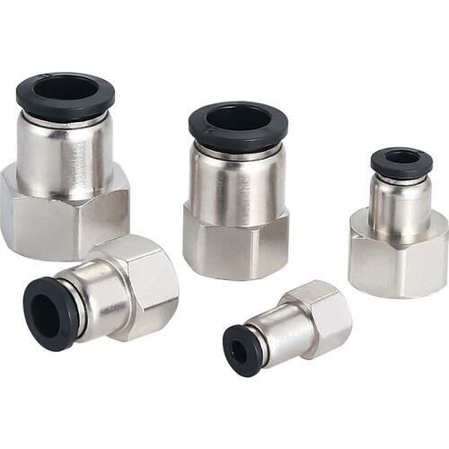 1/4-04 Dişi Düz Rekor Pnömatik Fittings