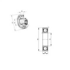 SKF 6309/2RS C3 Sabit Bilyalı Rulman