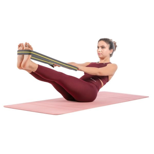 REBUWO Looped Stretching Strap, Yoga Stretch Elastic Strap, Stretching  Strap, Yoga Bands for Stretching, Stretchable Strap