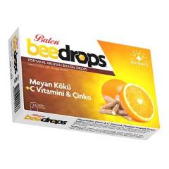 Balen Beedrops Meyan Kökü+C Vitamini+Çinko Portakal Aromalı Drops