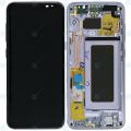 TELEFON EKRANI SAMSUNG S8 PLUS KVK SERVİS ORJİNALİ VİOLET