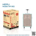 HEPU HP-902 12'' 30CM KABLOSUZ 2 EL MİKROFON ŞARJLI MÜZİK KUTUSU & MEVLÜT ANFİSİ