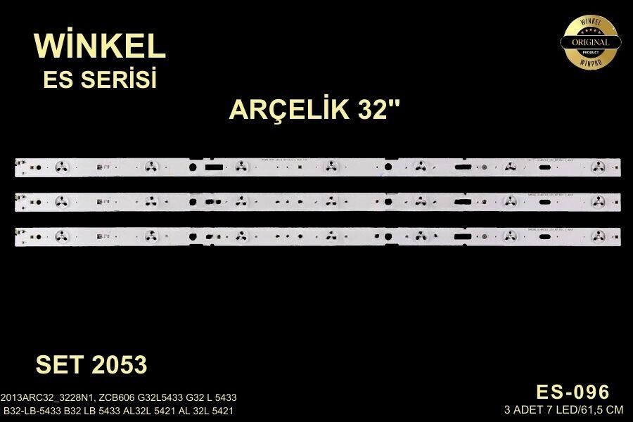 TV LED BAR -2053 TAKIM 3 LÜ-A32LB5433-A32LW5433-LSC320AN02-LCD329-ES-096-WİNKEL