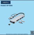 HEPU HP-B06 TYPE-C USB HUB USB 3.1 5İN1