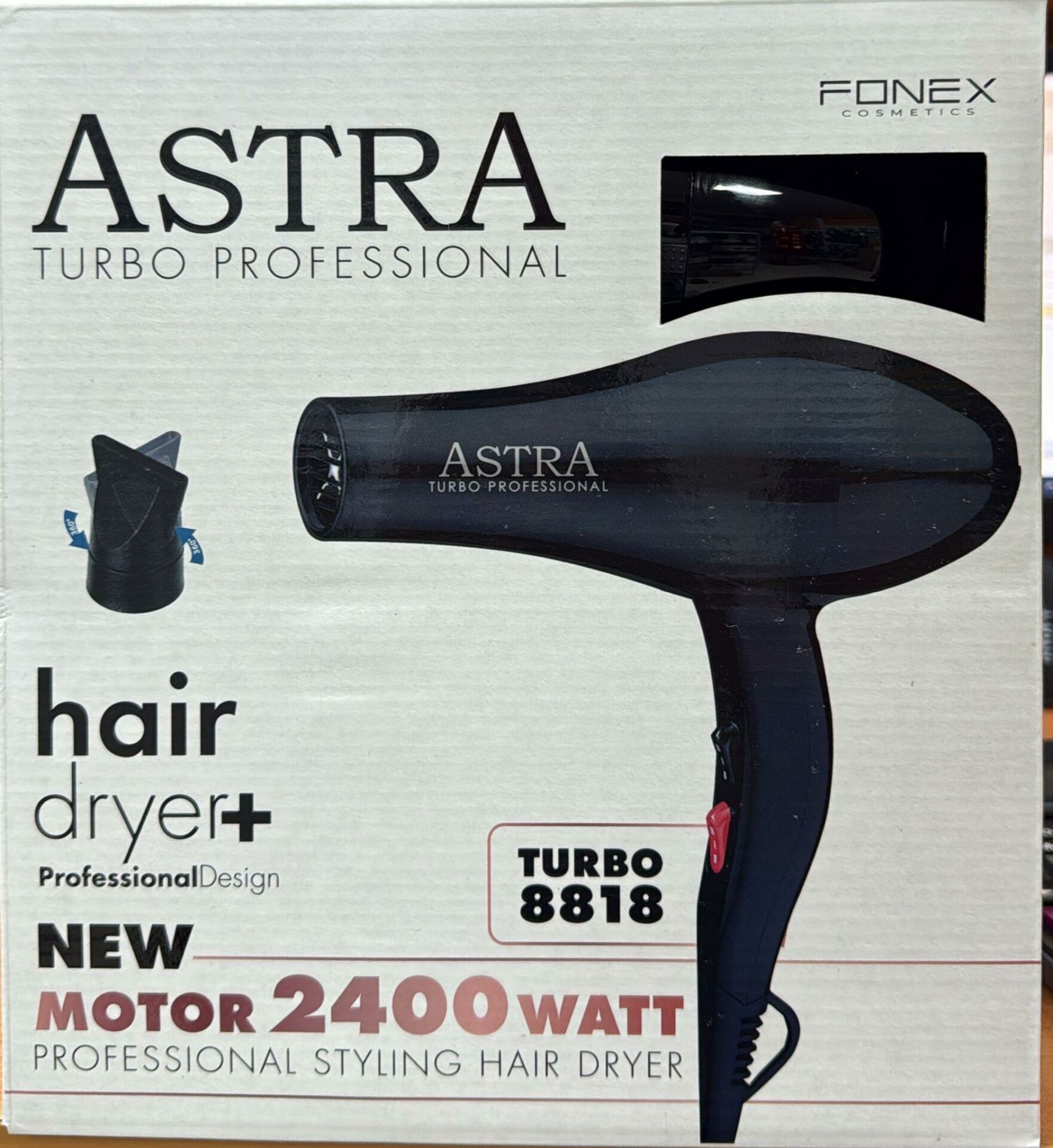 ASTRA TURBO 8818 2400 WATT FÖN &  SAÇ KURUTMA MAKİNASI