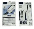 POWERBANK HEPU HP976 30000MAH 4 KABLOLU