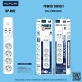HEPU HP-H02 4'LÜ 2MT 4USB-A 2Type-C HIZLI ŞARJLI AKIM KORUMALI PRİZ