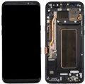 TELEFON EKRANI SAMSUNG S8 PLUS KVK SERVİS ORJİNALİ SİYAH