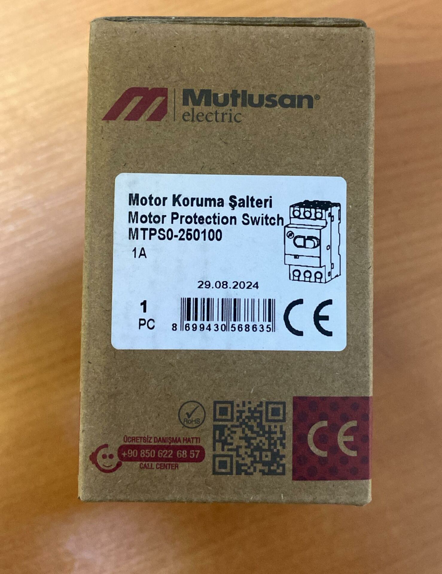 MUTLUSAN MOTOR KORUMA ŞALTERİ 0.63-1 AMPER MTPS0-250100