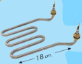 ÇR 112 138 SEMAVER REZİSTANSI KIVRIK 2000W 15CM