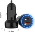 HEPU HP778 ARAÇ ÇAKMAKLIK ŞARJ 20WATT TYPE-C İPHONE KABLOLU