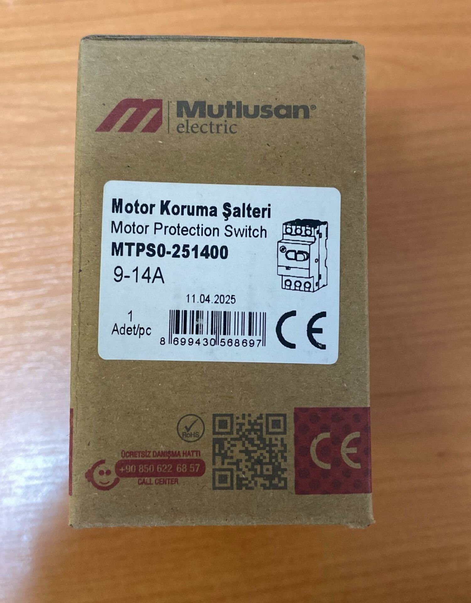 MUTLUSAN MOTOR KORUMA ŞALTERİ 9-14 AMPER MTPS0-251400