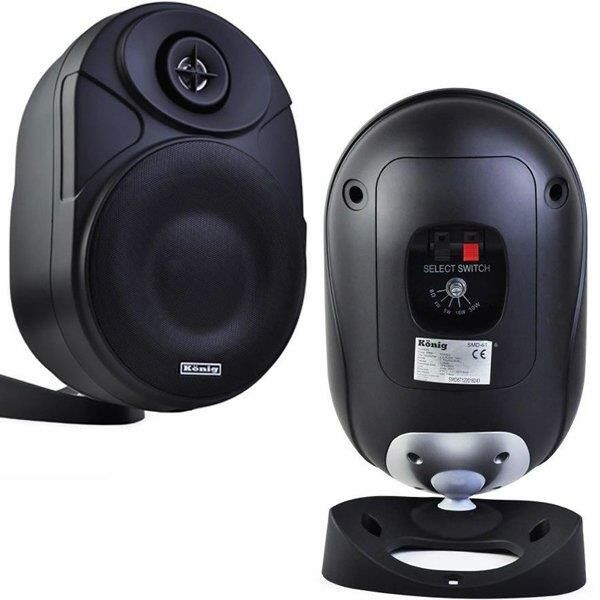 KÖNİG SMD5T TRAFOLU SİYAH HOPARLÖR   2 Lİ TAKIM