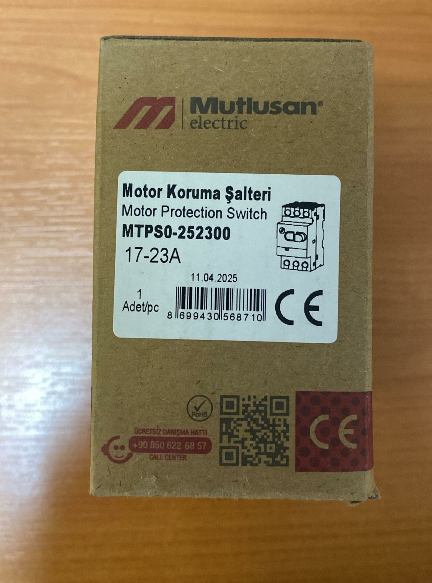 MUTLUSAN MOTOR KORUMA ŞALTERİ 17-23 AMPER MTPS0-252300