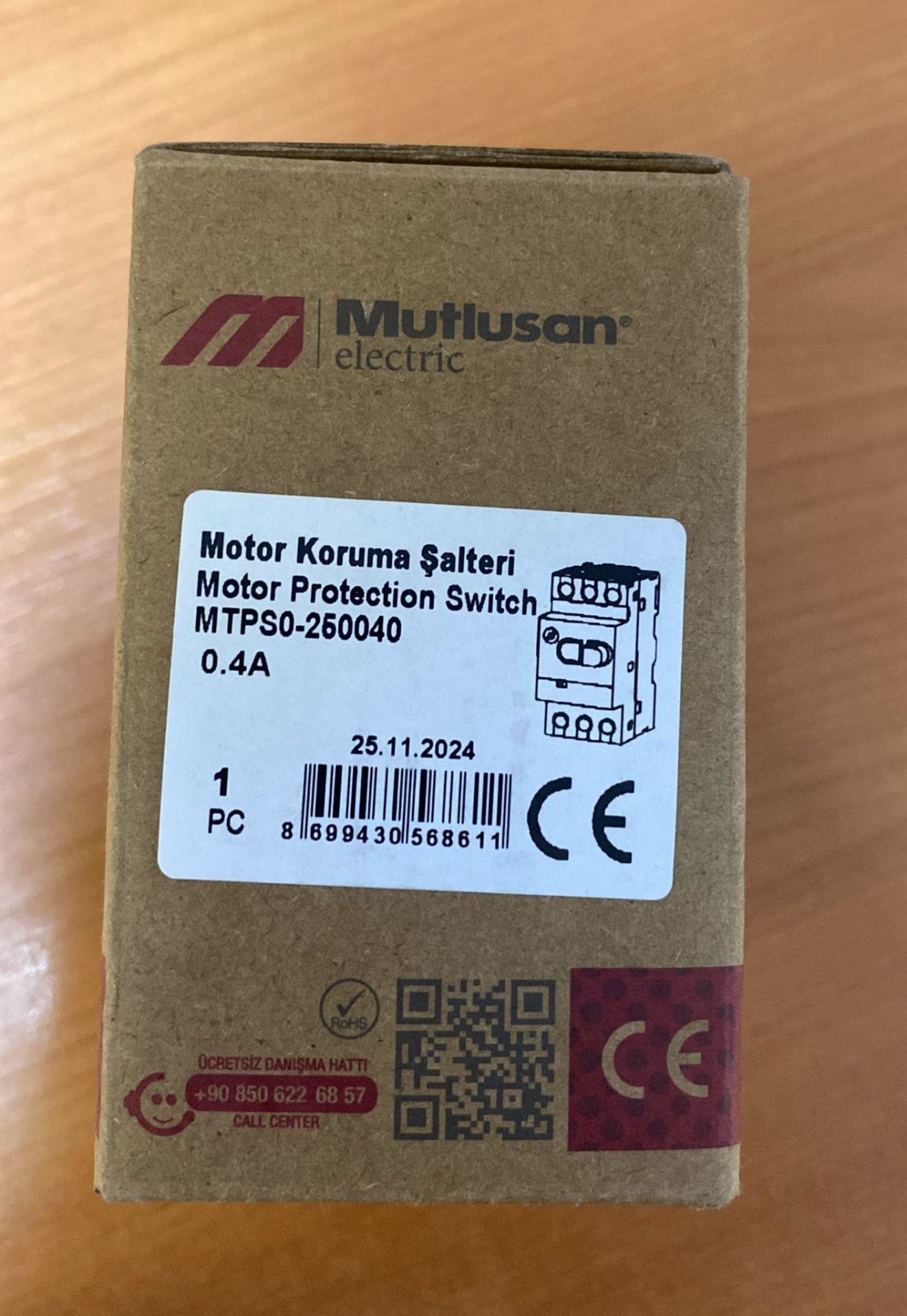 MUTLUSAN MOTOR KORUMA ŞALTERİ 0.25-0.40 AMPER MTPS0-250040