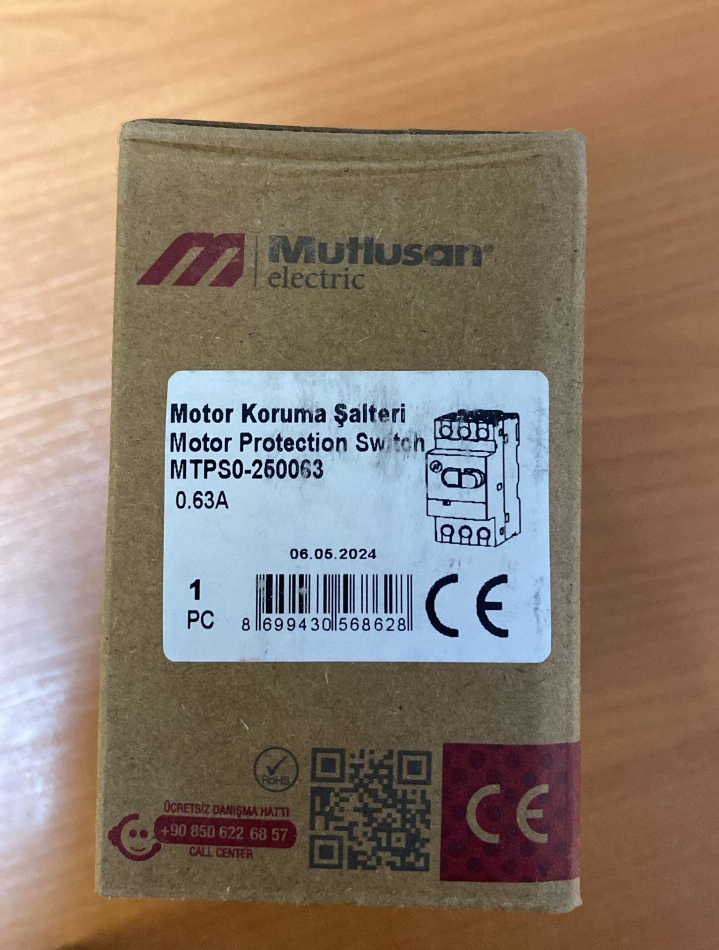 MUTLUSAN MOTOR KORUMA ŞALTERİ 0.40-0.63 AMPER MTPS0-250063