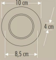 CATA CT-5258 6 WATT ZEBRA SİYAH-KROM KASA LED SPOT 3 RENK(3200K-4000K-6400K)