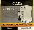 CATA KAÇAK AKIM 2X40 AMPER 30 MA CT-9640