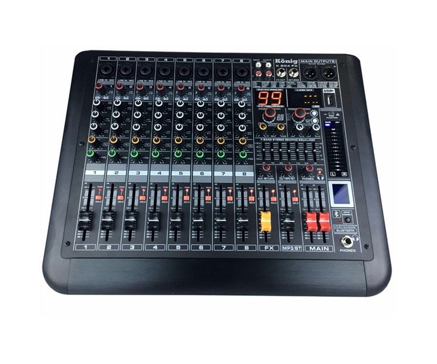 KÖNİG K-804FX 8 KANAL DEC  MİXER