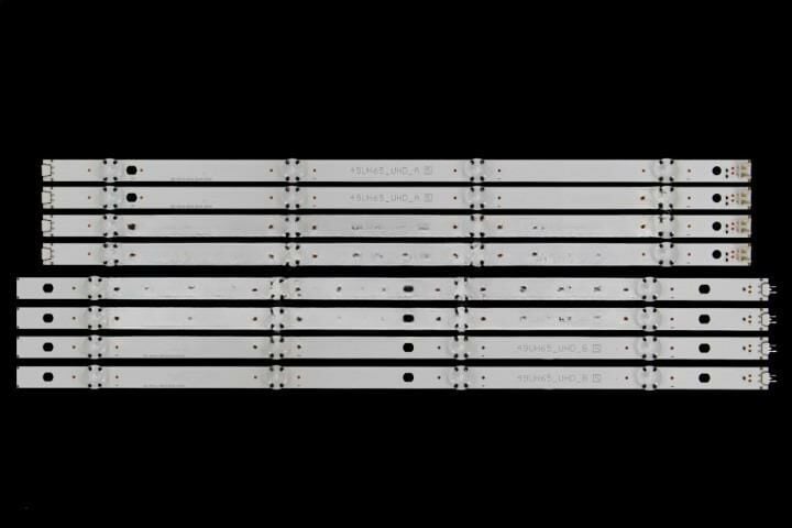 TV LED BAR -2534-2458 TAKIM 8 Lİ-49UH650V-6916L-2552A, 6916L-2551A, 6916L-2452-WİNKEL