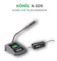 KÖNİG K-509 KÜRSÜ UHF TELSİZ MİKROFON