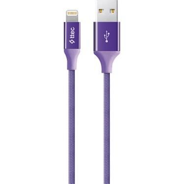 TTEC 2DK16 AlumiCable USB-A - Lightning iPhone Şarj Kablosu MOR