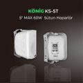 KÖNİG KS-5T TRAFOLU BEYAZ HOPARLÖR   2 Lİ TAKIM