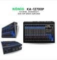 KÖNİG KA-12700P- 2X350W USB-BT-AUX-700 WATT 12 KANAL POWER MİXER