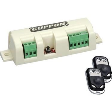 GARAJ & KEPENK & PANJUR ALICI KUMANDA SİSTEMİ 220 VOLT 2 ADET KUMANDA DAHİL CUPPON SN-32