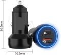 HEPU HP778 ARAÇ ÇAKMAKLIK ŞARJ 20WATT TYPE-C TYPE-C KABLOLU