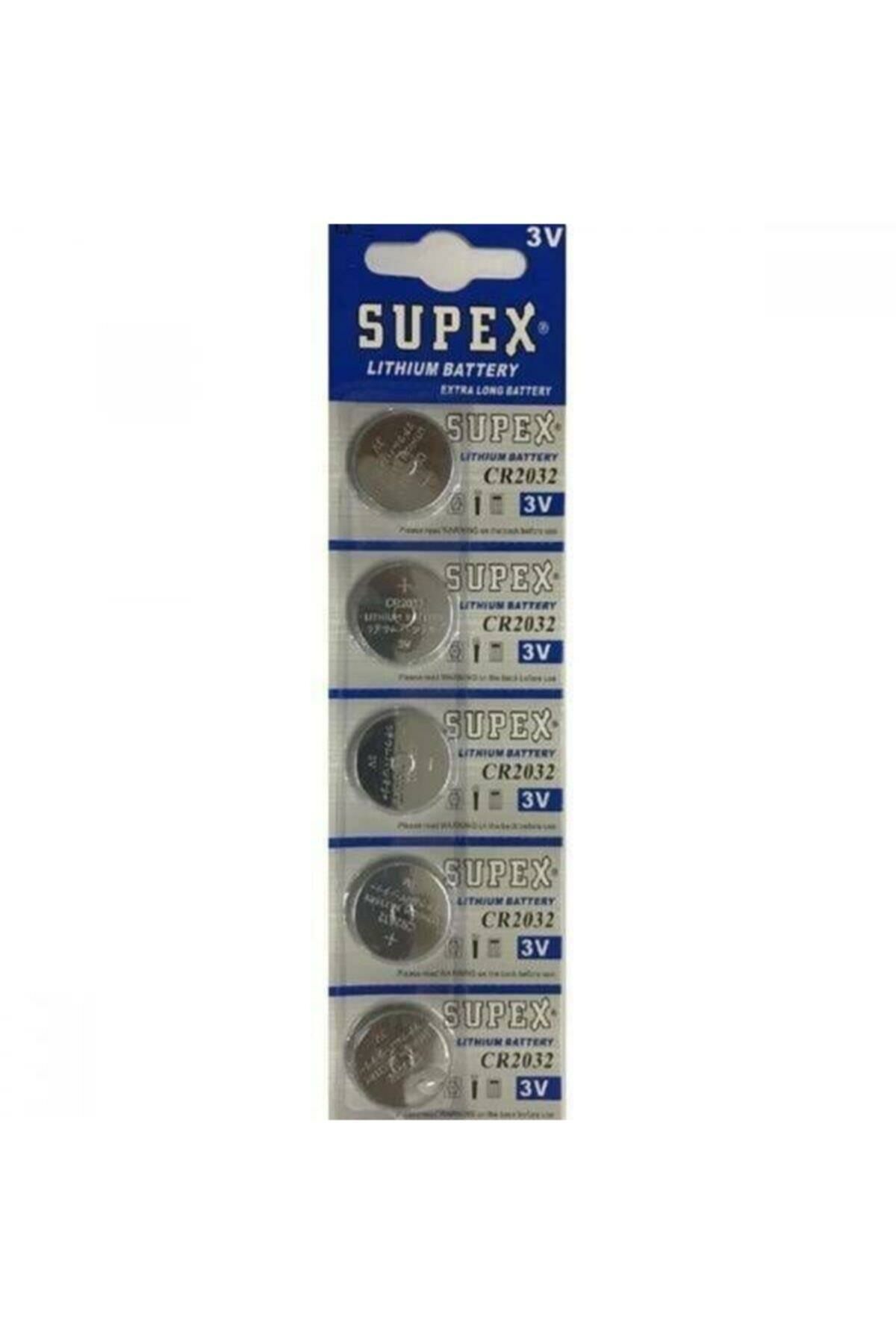SUPEX 2032 PARA PİL 5 Lİ KART