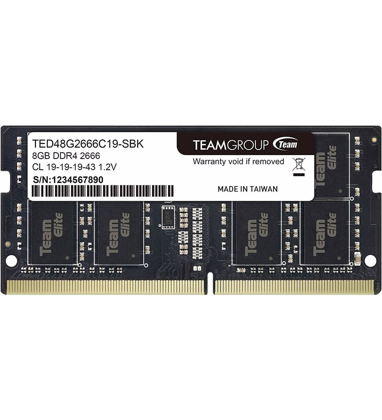 TEAMGROUP 8GB DDR4 2666MHZ LAPTOP RAM