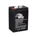 6 VOLT 4 AMPER AKÜ ORBUS-MUSTANG ÖLÇÜLER 70*48*101 mm. 0,6kg