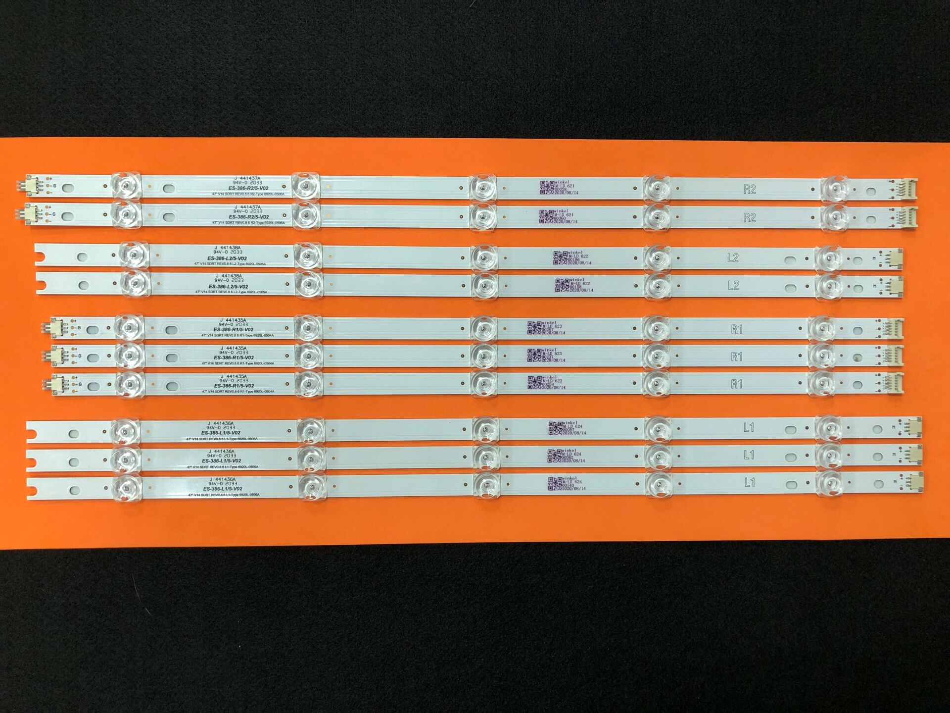 TV LED BAR 2132 TAKIM 10 LU-47LB670V,LC470DUH-PGF1,47LB679V,47LB670V,47LB730V-E386