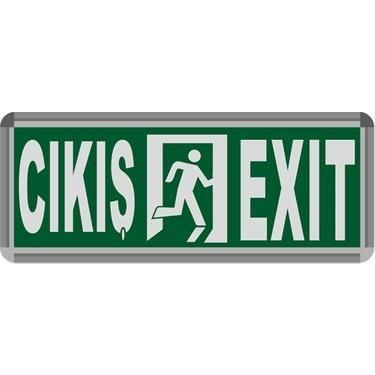 HELİOS EXİT YÖN LEVHASI ŞARJLI