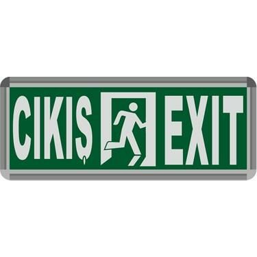 HELİOS EXİT YÖN LEVHASI ŞARJLI