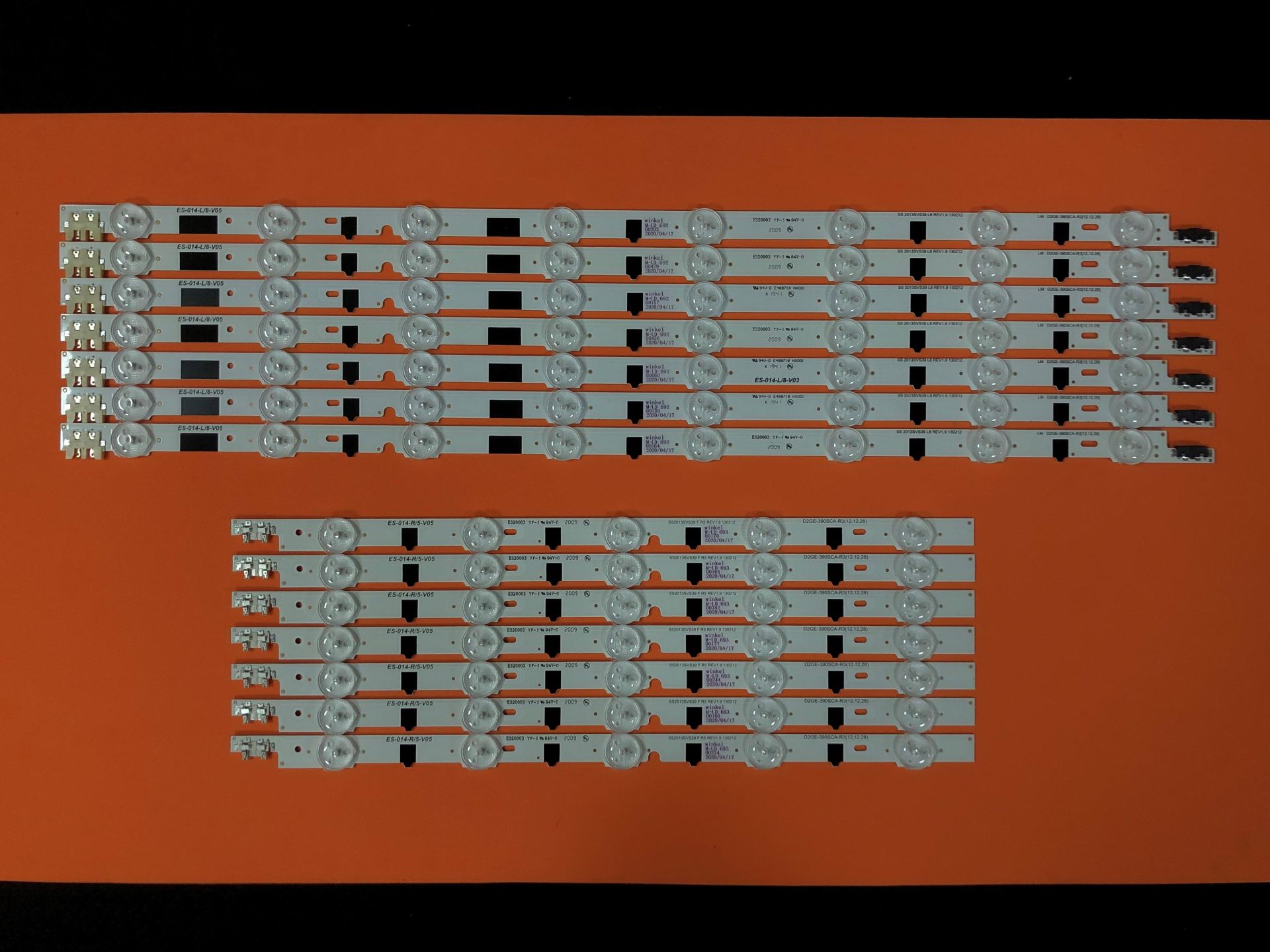 TV LED BAR -2021-TAKIM 10 LU-UA39F5008-UA39F5088-UE39F5000-UE39F5000-UE39F5000-WİNKEL