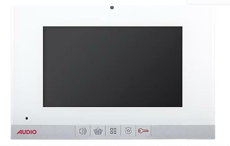 AUDİO 7'' INÇ ŞUBE 001148 BEYAZ BUTONLU KAPAK DAHİL