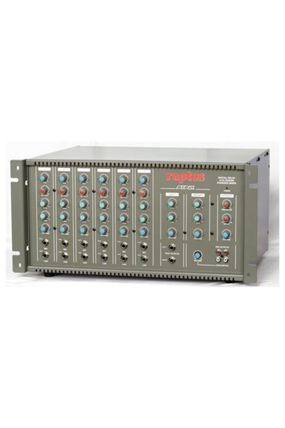 ATAK RAPTUS 6 KANAL EKO REVERP  2X300 WATT ANFİ