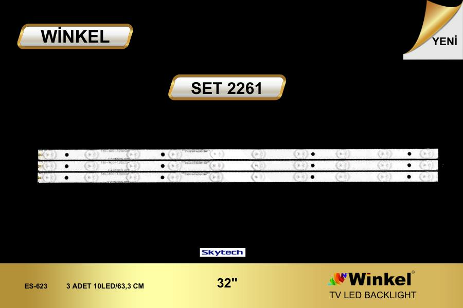 TV LED BAR 2261 TAKIM 3 LÜ-HWT32D042 LE82N11HM-32BRD0332BRD0332BRD03-WİNKEL
