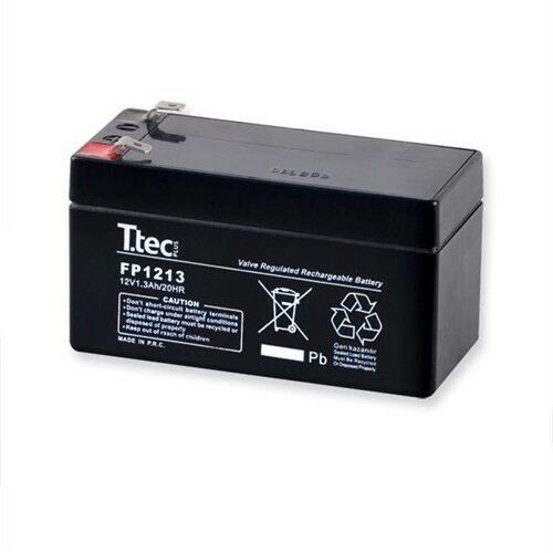 12 VOLT 1.3 AMPER AKÜ TTEC 97x43x51