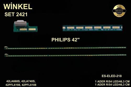 TV LED BAR -2421 2 Lİ ÇUBUK-42PFL6008K-42PFL6188-42LA660S-42LA740-ELED0218-WİNKEL