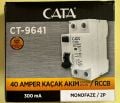 CATA YANGIN KORUMA 2X40 AMPER 300 MA CT-9641