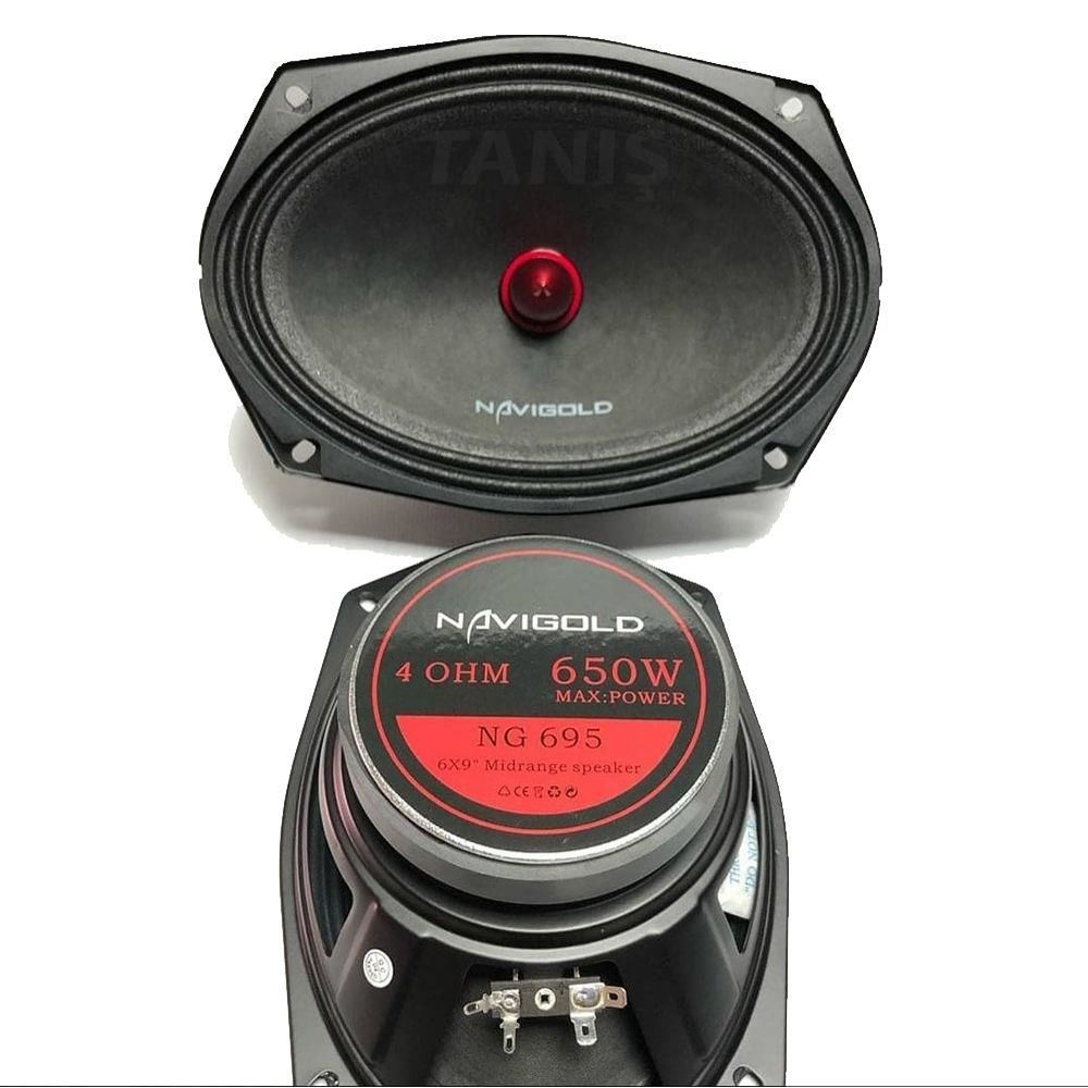NAVIGOLD NG695-650W 6X9 MIDRANGE TAKIM