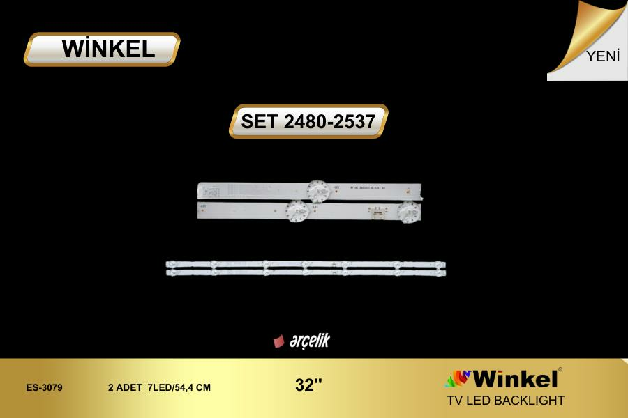 TV LED BAR -2537-2480 TAKIM 2 Lİ-RF-AZ320030SE30,32GEH6930A,32GHB5026,32HAMBURG-WİNKEL