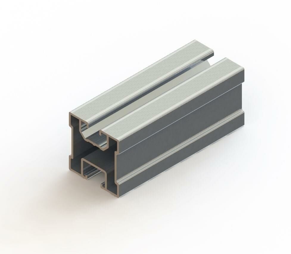 GÜNEŞ PANELİ ÇATI MONTAJ PROFİLİ-40x40MM 210 CM
