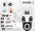 X5 Tech 3X580-W Wifi Speed Dome 3'LENS 3+3+3 MP IP Kamera