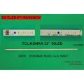 TV LED BAR -2243 1 Lİ ÇUBUK-SN032LD6MSTS320A-ELED071-WİNKEL